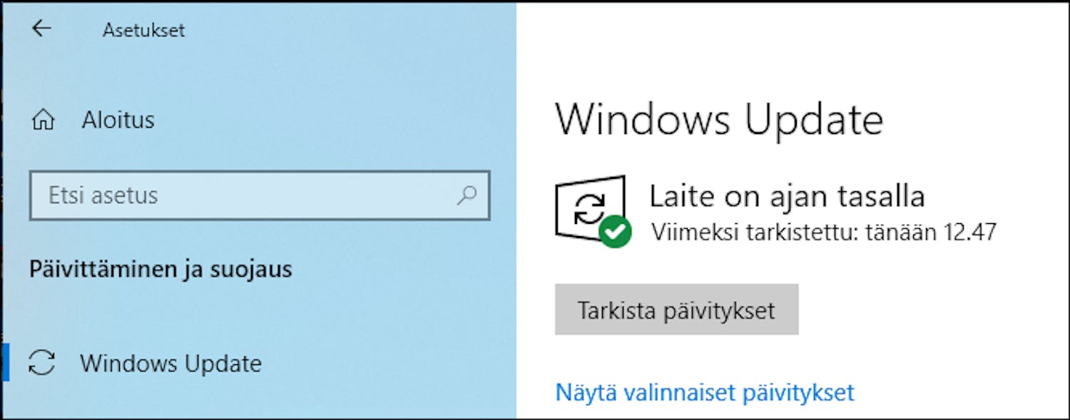 Windows-versio 20H2 on valmis